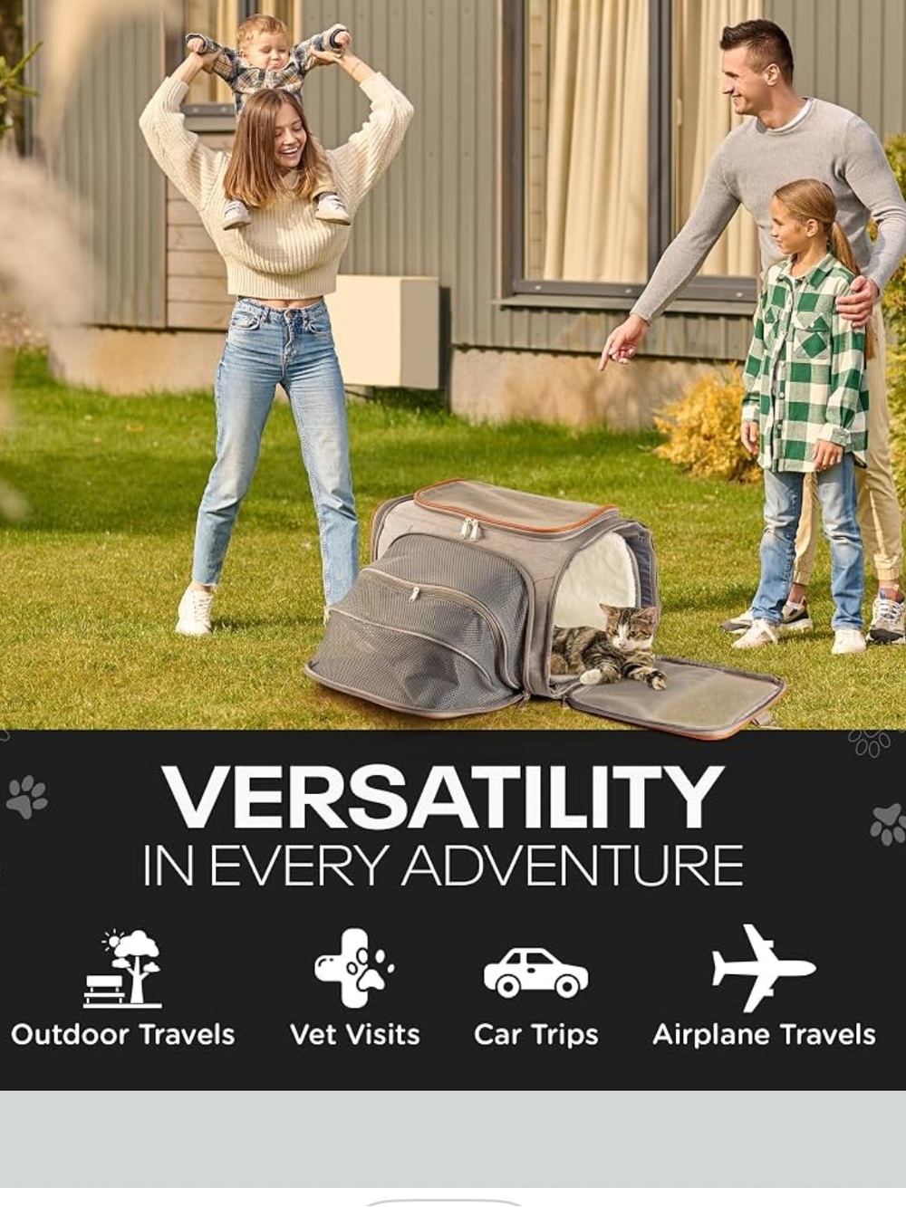 Dog/Cat/Pet Carrier with Wheels - Airline Approved - Expanded Sides NEW - Picture 7 of 11